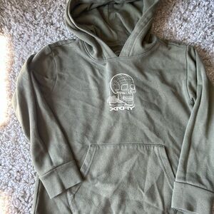 Olive Green Boys Hoodie Sweater